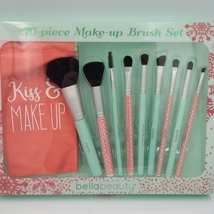 10 Piece Make Up Brush Kit